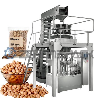 Peanut Rice Packaging Machine Multifunctional High Speed Multi-Station Vacuum Packaging Machine
