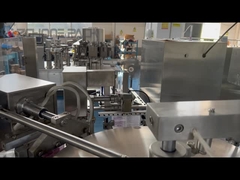 Linha giratória asas do cubo de gelo do cotonete de algodão da máquina do empacotamento do grânulo de galinha das bolinhas de massa