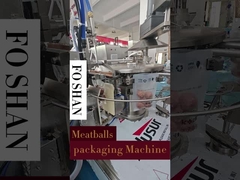 Máquina de embalagem automática de produtos à base de carne em sacos sob o material de vedação de nitrogênio de vácuo