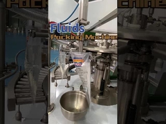 Máquina rotativa de embalagem de líquidos de oito estações saco pré-fabricado de aço inoxidável 304/316