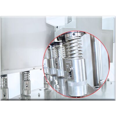 Dual-head Fully Automatic Nozzle-type Filling Sealing and Labeling Machine Plastic Bagged Liquids Pastes Easy to Operate